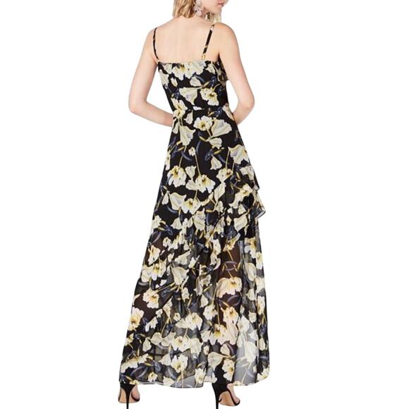 I.N.C. Ruffles Floral High-Low Maxi Dress, Size 12, new with tag - Picture 3 of 9